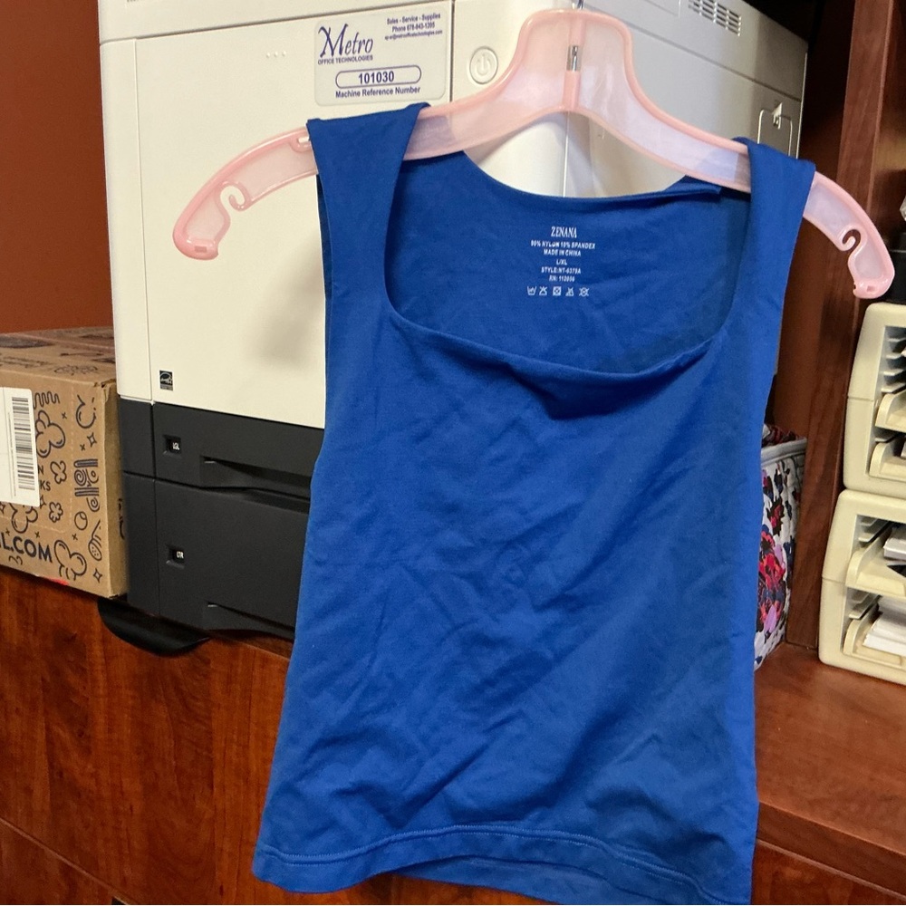 Zenana Women's Vibrant Blue Tank Top